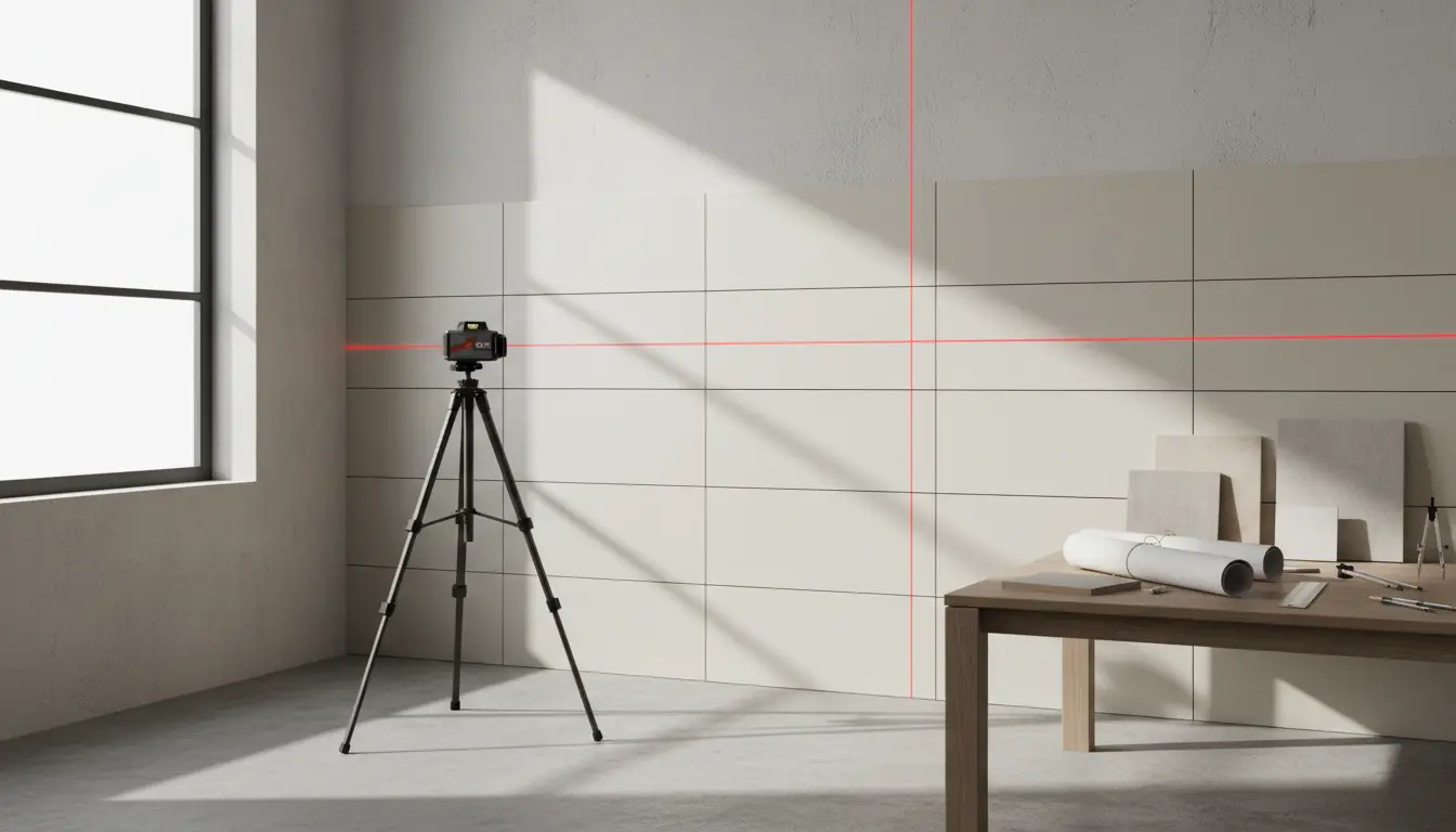 Lasertechnik im Fliesenbau 2026: Präzises Aufmaß und Planung